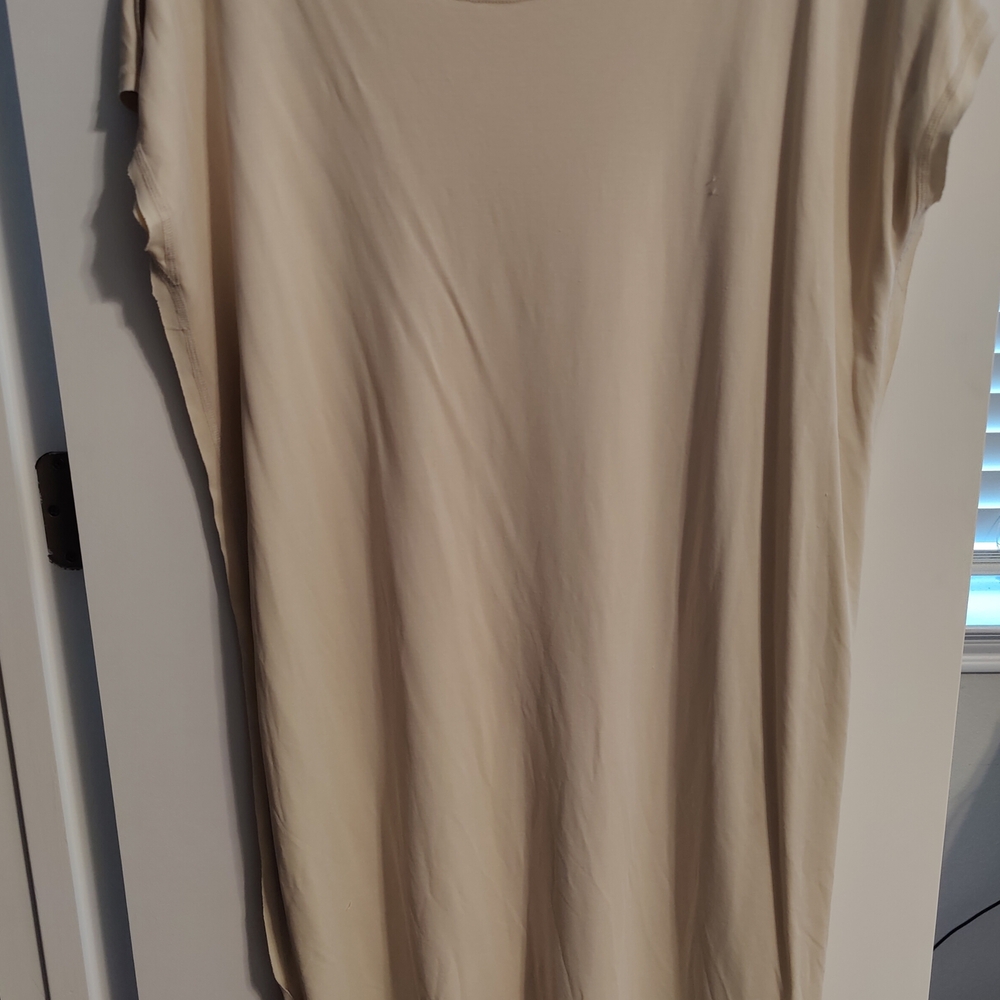 Cream Maternity Dress